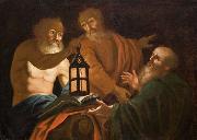 unknow artist Diogenes. Unsigned painting, oil painting reproduction